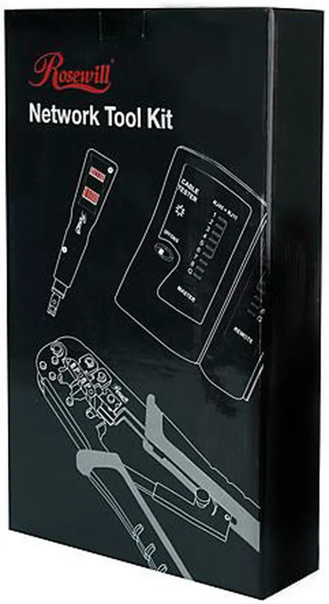 Alt view image 5 of 5 - Rosewill RTK-008 Network Tool Kit