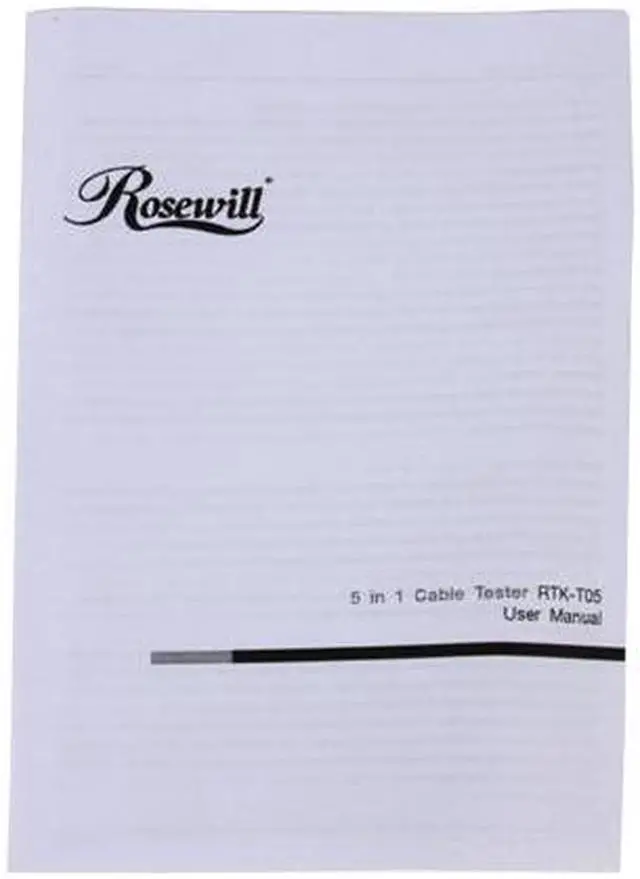 Alt view image 12 of 14 - Rosewill RTK-T05 Network Cable Tester