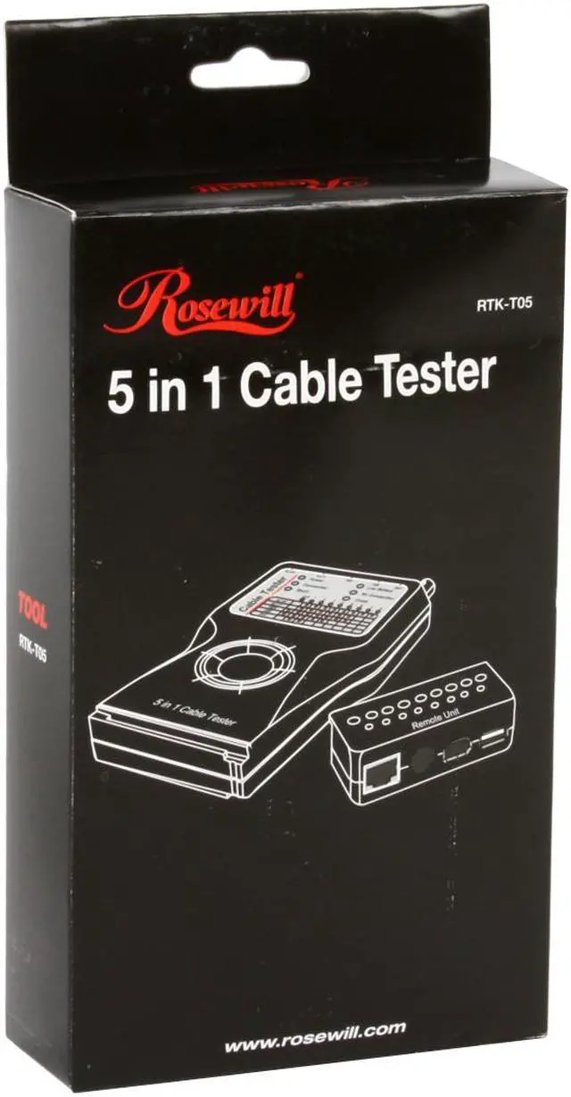 Alt view image 14 of 14 - Rosewill RTK-T05 Network Cable Tester