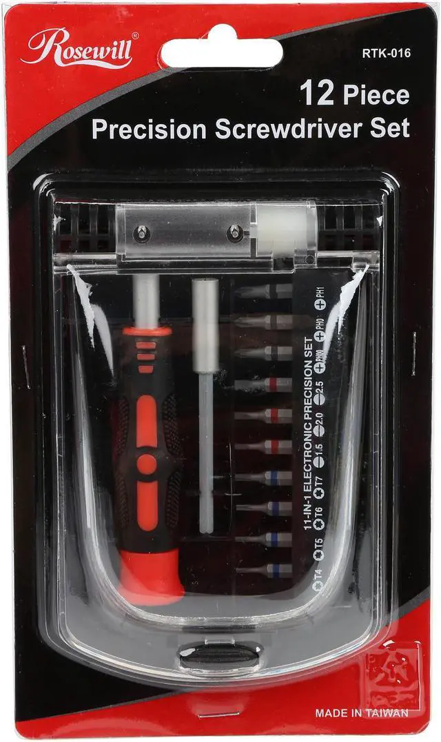 Alt view image 7 of 7 - Rosewill RTK-016 12 Piece Precision Screwdriver Set