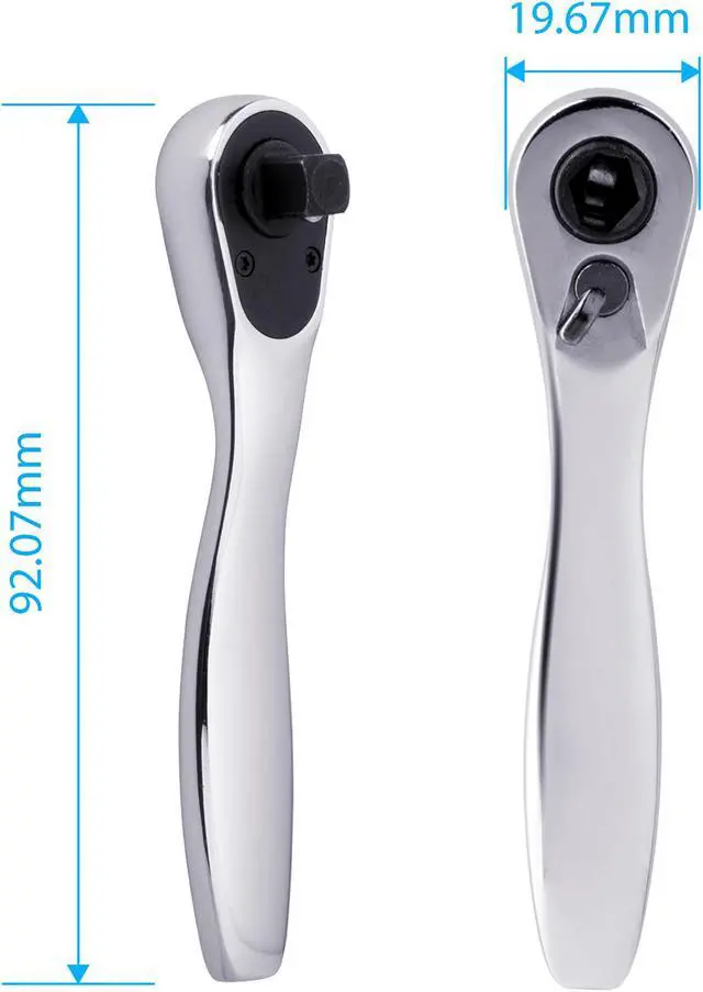 Alt view image 3 of 6 - Rosewill RTK-018 Ratchet Bit Driver with Socket Set and Bit Set. 1/4 inch Ratchet at 48 FT/LBS of Torque. Bit Set of Flat Bits, Phillips Bits, Torque Bits. Socket Set of 5 Sizes Sockets. Rosewill Tool Mini Ratchet