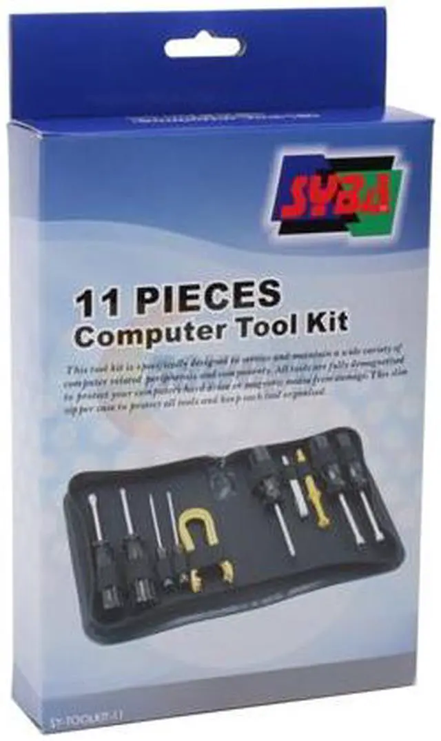 Alt view image 4 of 4 - Syba SY-TOOLKIT-11 11 Pieces computer tool kit