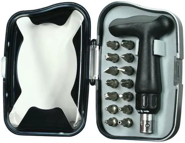 Main image of Syba SY-ACC65035 1/4" T-Bar with Bit Set, with 3 Setting Ratchet, RoHS.