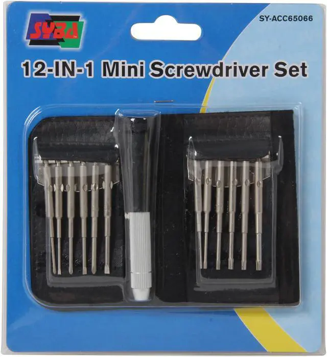 Alt view image 3 of 3 - Syba SY-ACC65066 12-in-1 Mini Screwdriver Set for Small Gadget Repairs