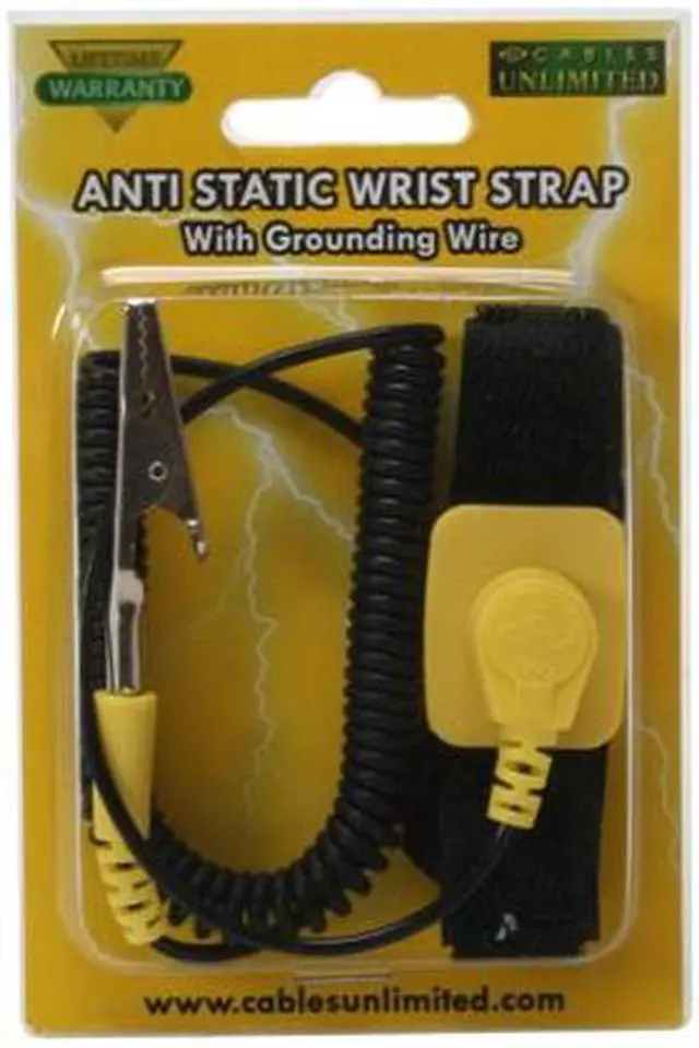 Alt view image 2 of 2 - CABLES UNLIMITED ACC-1400 Anti Static Wrist Strap With Grounding Wire