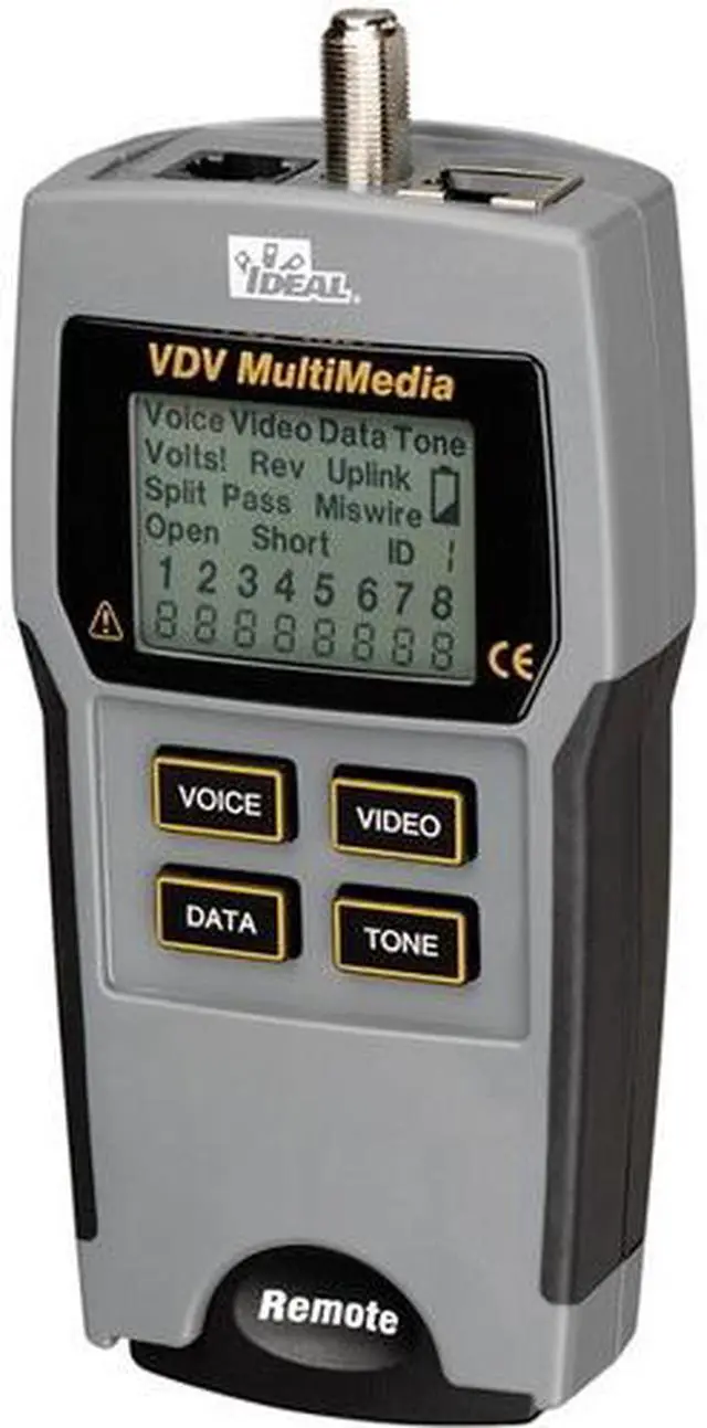 Alt view image 2 of 2 - IDEAL 33-856 VDV MultiMedia Cable Tester Kit