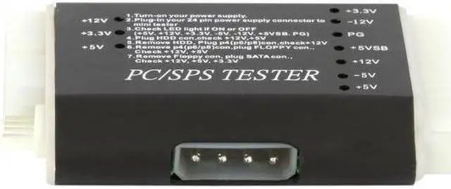 Alt view image 4 of 6 - Rexus PST-2 20/24pin Power Supply Tester