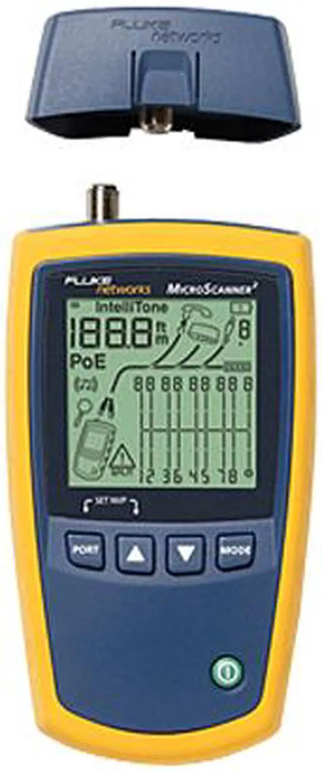 Alt view image 2 of 5 - Fluke Networks MS2-KIT Network Cable Tester Kit with Probe