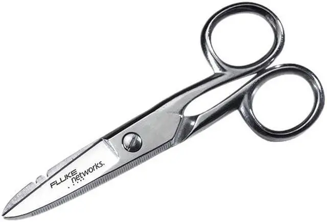 Alt view image 2 of 2 - Fluke Networks 44500000 Electrician's Snips, high-quality forged steel for strength and durability.