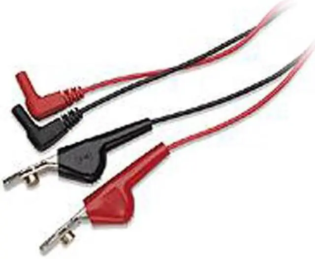 Main image of Fluke Networks MT-8203-20 Test Leads with Bed of Nails Set of two Banana Jack test leads with piercing pin 'Bed of Nails' alligator clips with vinyl sleeves