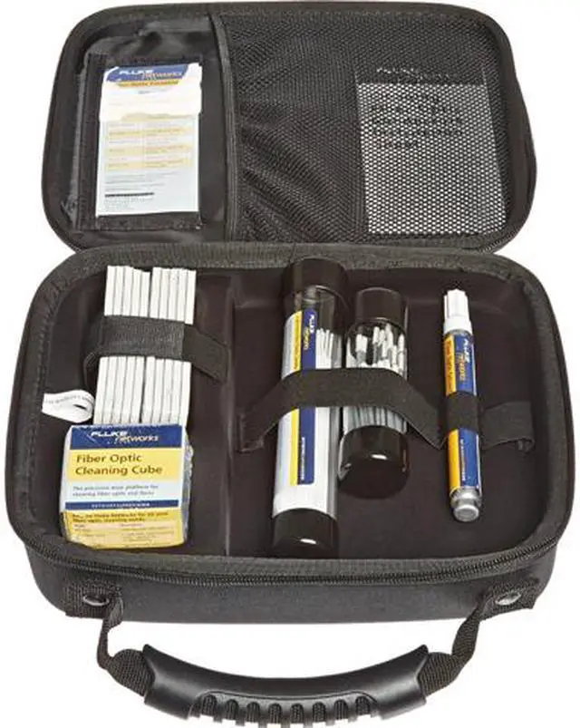 Main image of Fluke Networks NFC-KIT-CASE Fiber Optic Cleaning Kit with Case
