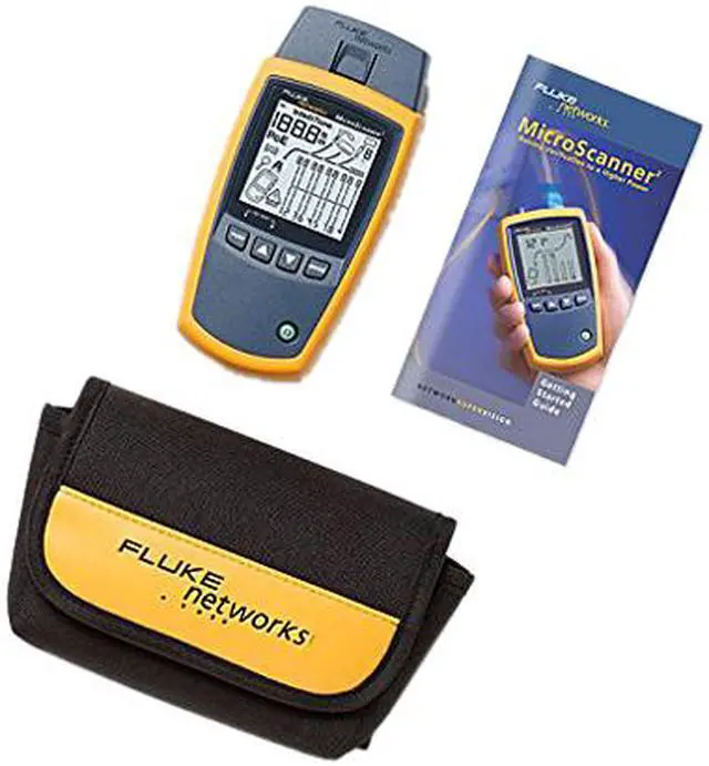 Alt view image 5 of 5 - Fluke Networks MS2-100 MicroScanner2 VDV and Network Cable Tester