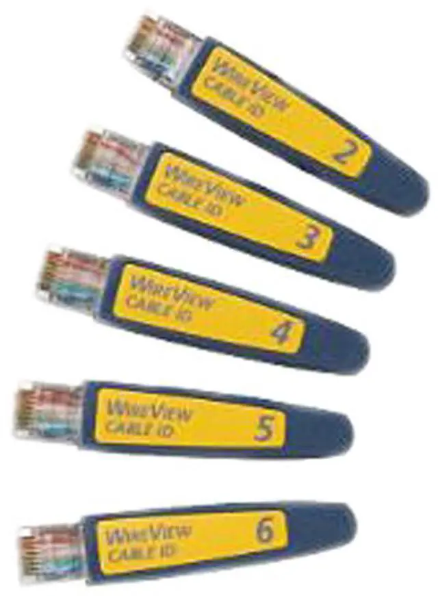Main image of Fluke Networks WIREVIEW 2-6 OPTVIEW CABLE ID SET 2-6 #2-6 FOR OPTIFVIEW