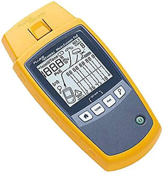Alt view image 3 of 4 - Fluke Networks MicroScanner PoE Cable Verifier