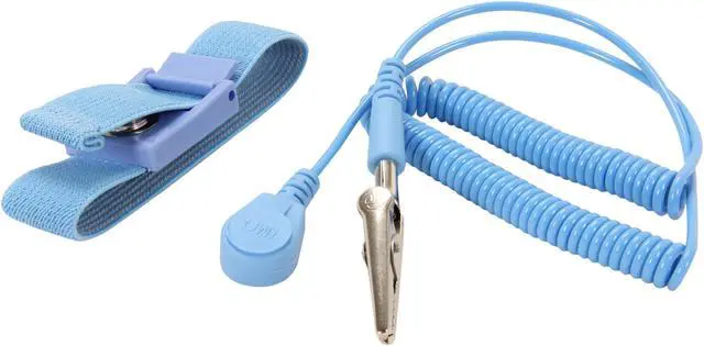 Alt view image 2 of 3 - Nippon Labs 6 ft WY-SWS Anti-Static 6ft wrist strap in blue color 6 feet- OEM