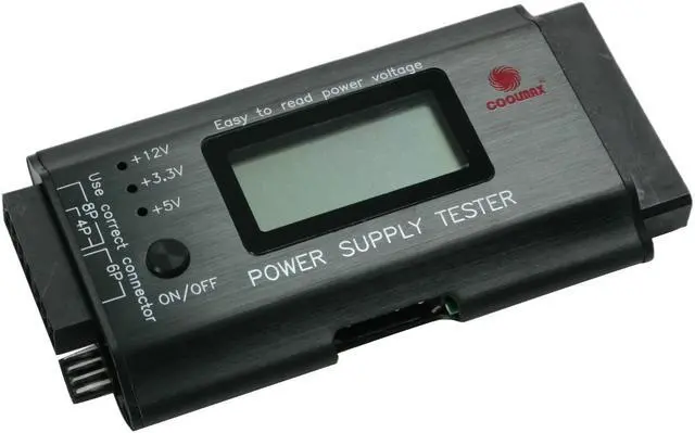 Main image of COOLMAX PS-224 LCD Power Supply Tester (RoHS Compliant)