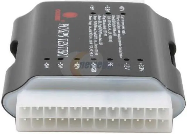 Alt view image 3 of 5 - CoolMax PS-124 Deluxe 20+4pin ATX Power Supply Tester w/ SATA Testing Capabilities (20pin / 24pin)