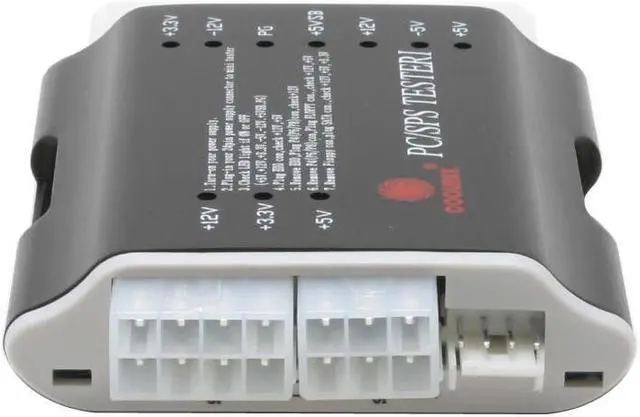 Alt view image 4 of 5 - CoolMax PS-124 Deluxe 20+4pin ATX Power Supply Tester w/ SATA Testing Capabilities (20pin / 24pin)
