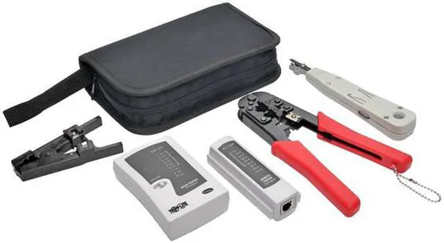 Alt view image 5 of 5 - Tripp Lite T016-004-K 4-Piece Network Installer Tool Kit with Carrying Case
