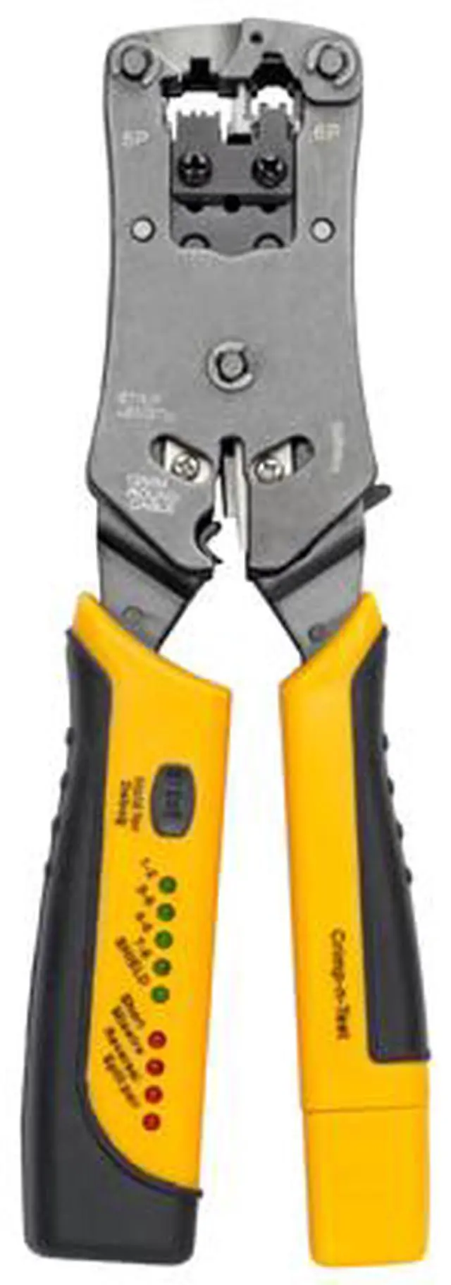 Alt view image 3 of 6 - Tripp Lite RJ11/RJ12/RJ45 Wire Crimper with Built-in Cable Tester