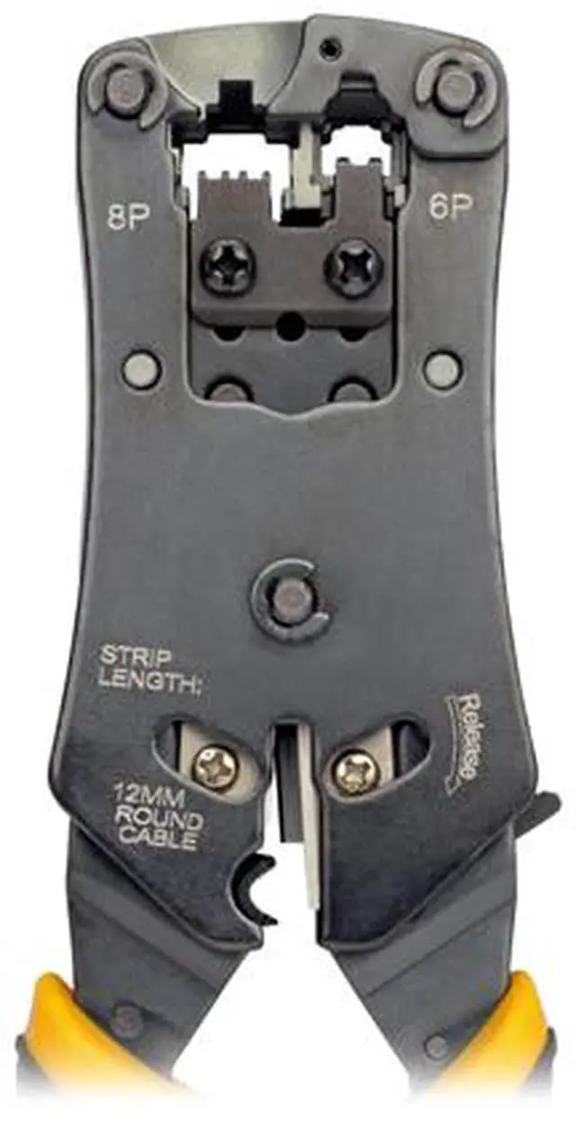Alt view image 5 of 6 - Tripp Lite RJ11/RJ12/RJ45 Wire Crimper with Built-in Cable Tester