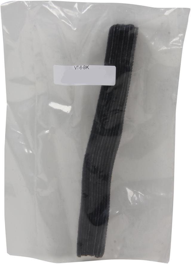 Alt view image 3 of 3 - Nippon Labs VT-6-BK Nippon Labs 6" Velcro Resuable Ties Black Color 10pcs/bag - OEM