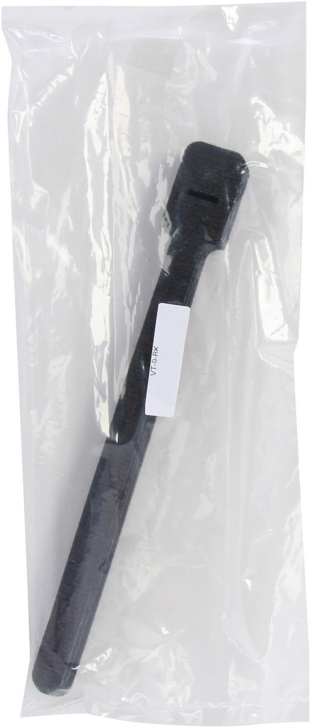 Alt view image 2 of 2 - Nippon Labs VT-9-BK Nippon Labs 9" Velcro Resuable Ties Black Color 10pcs/bag - OEM