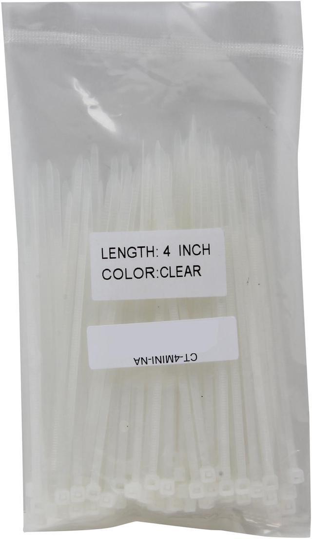 Alt view image 2 of 2 - Nippon Labs CT-4MINI-NA Nippon Labs 4" Mini Cable Ties Natural Color 100pcs/Bag - OEM