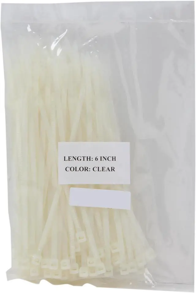 Alt view image 2 of 2 - Nippon Labs CT-6INT-NA Nippon Labs 6" Intermediate Cable Ties Natural Color 100pcs/Bag - OEM