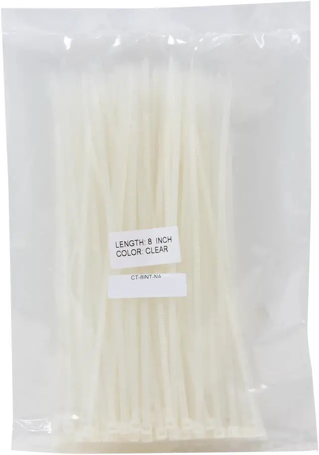Alt view image 2 of 2 - Nippon Labs CT-8INT-NA Nippon Labs 8" Intermediate Cable Ties Natural Color 100pcs/Bag - OEM