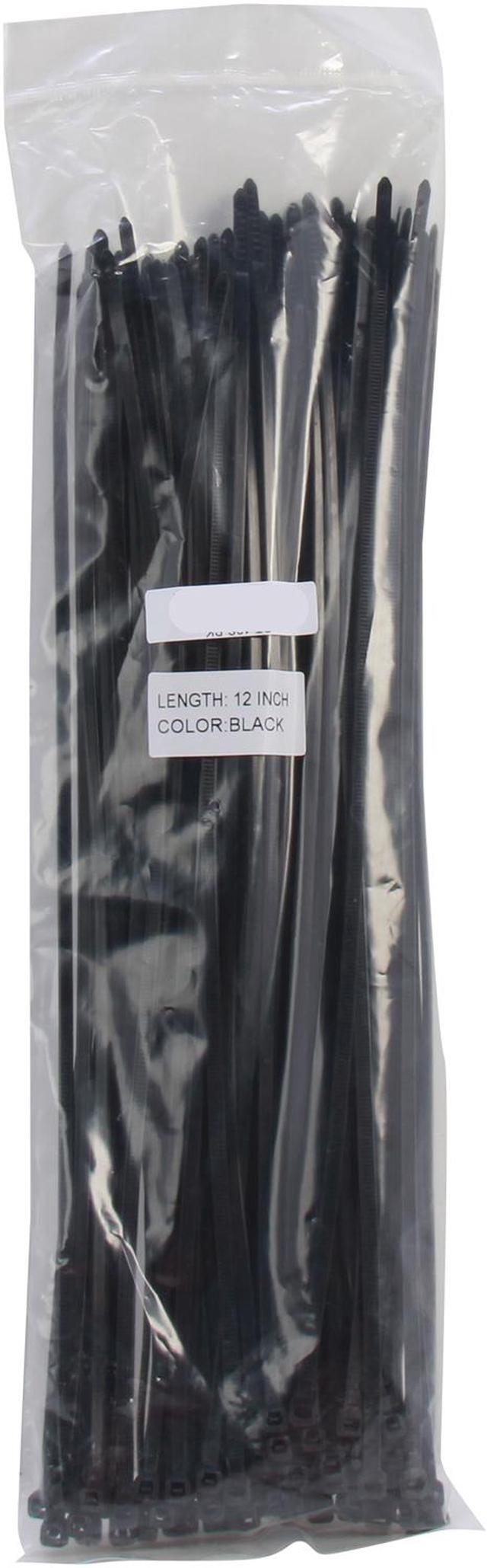 Alt view image 2 of 2 - Nippon Labs CT-12S-BK Nippon Labs 12" Standard Cable Ties Black Color 100pcs/Bag - OEM