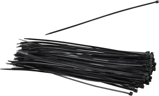 Main image of Nippon Labs CT-14S-BK Nippon Labs 14" Standard Cable Ties Black Color 100pcs/Bag - OEM