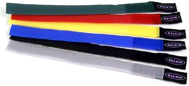 Alt view image 3 of 3 - Belkin F8B024 Cable Ties 8 Inch