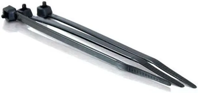 Alt view image 2 of 4 - C2G/Cables To Go 43038 7.5in Cable Tie Multipack (100 pack) - Black (TAA Compliant)