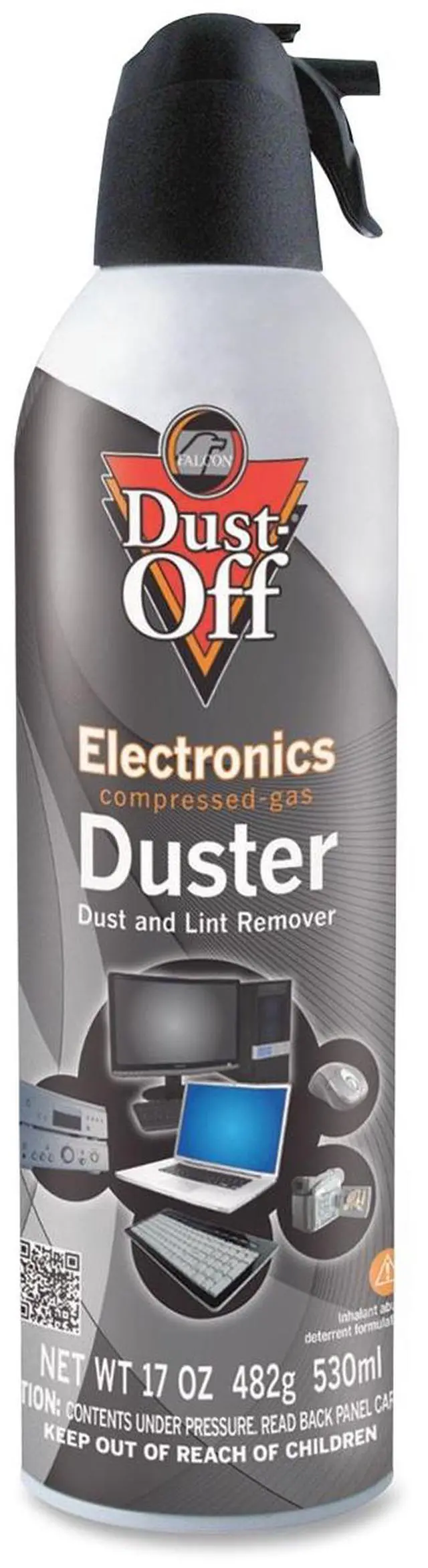Alt view image 2 of 2 - Falcon DPSJMB Disposable Compressed Gas Duster, 17oz Can
