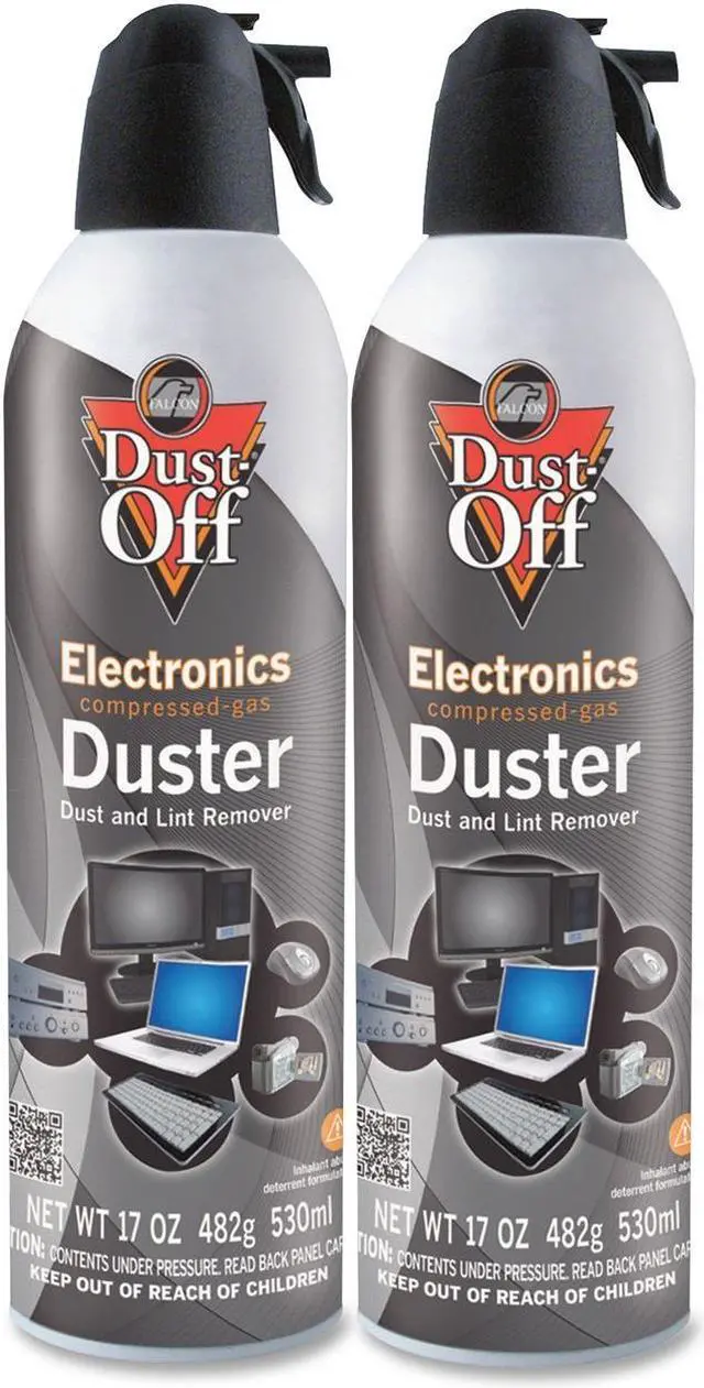Main image of Falcon DPSJMB2 Disposable Compressed Gas Duster, 2 17oz Cans/Pack