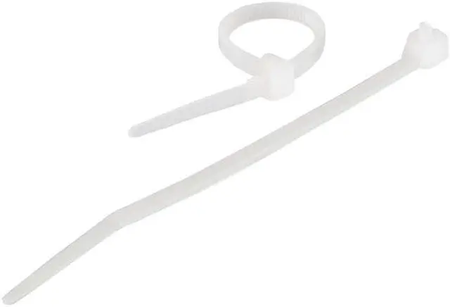 Main image of C2G/Cables To Go 43044 Releasable / Reusable 7.75-Inch Cable Ties, White - 50 Pack
