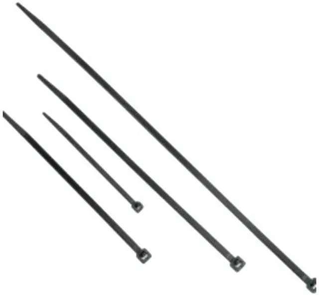Main image of C2G/Cables To Go 43220 4 in. Releasable/Reusable Cable Ties Multipack (50 pack) - Black (TAA Compliant)