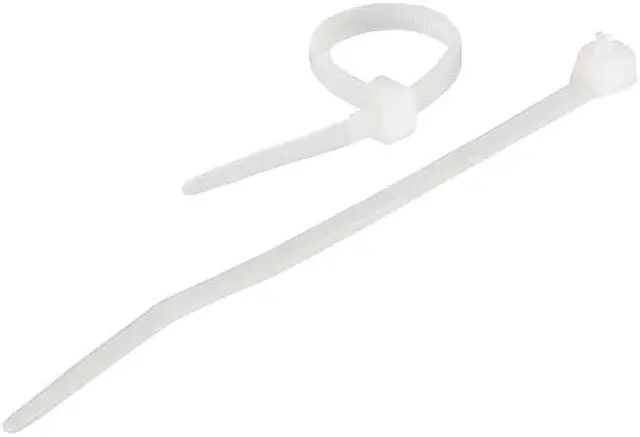 Main image of C2G 43034 7.5in Cable Ties Multipack (100 pack) - White (TAA Compliant)