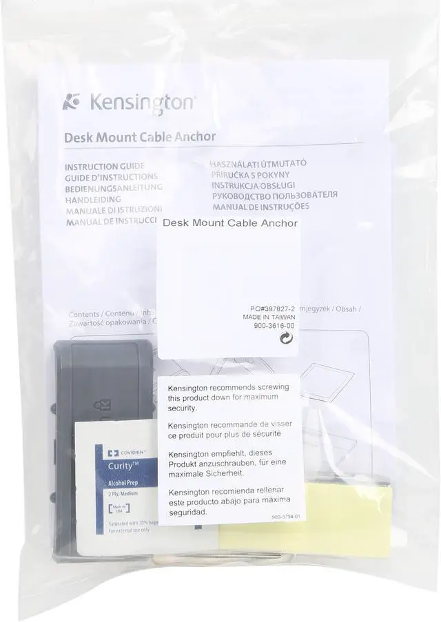 Alt view image 5 of 5 - Kensington Desk Mount Cable Anchor K64613WW