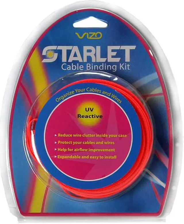 Main image of VIZO VIZO-SCB-RD Cable Binding Kit (UV Red)