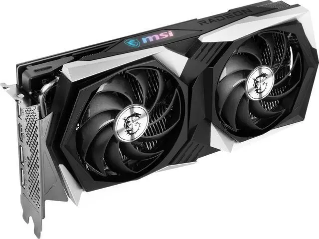 Alt view image 6 of 12 - MSI Gaming Radeon RX 6600 XT 8GB GDDR6 PCI Express 4.0 ATX Graphics Card RX 6600 XT GAMING X 8G