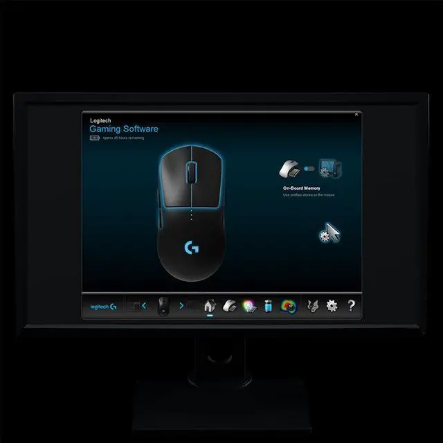 Alt view image 6 of 8 - Logitech - G PRO Lightweight Wireless Optical Ambidextrous Gaming Mouse with RGB Lighting - Black