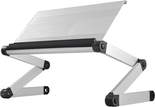 Main image of WorkEZ Executive Laptop Stand for Desk Adjustable Height computer lap desk for laptop aluminum laptop cooling stand adjustable laptop desk for bed portable laptop stand ergonomic laptop holder desk