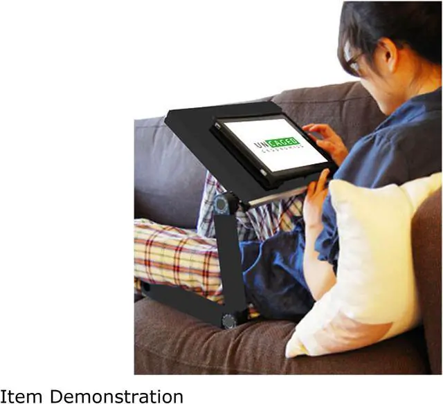 Alt view image 5 of 7 - WorkEZ Light Adjustable Laptop Stand – Lightweight Adjustable Lap Desk for Laptop Desk Ergonomic Laptop Riser For Desk Laptop Stand for Bed Portable Laptop Desk Foldable laptop stand for couch