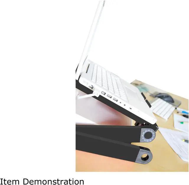 Alt view image 7 of 7 - WorkEZ Light Adjustable Laptop Stand – Lightweight Adjustable Lap Desk for Laptop Desk Ergonomic Laptop Riser For Desk Laptop Stand for Bed Portable Laptop Desk Foldable laptop stand for couch