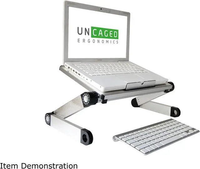 Alt view image 5 of 7 - WorkEZ Light Adjustable Laptop Stand – Lightweight Adjustable Lap Desk for Laptop Desk Ergonomic Laptop Riser For Desk Laptop Stand for Bed Portable Laptop Desk Foldable laptop stand for couch
