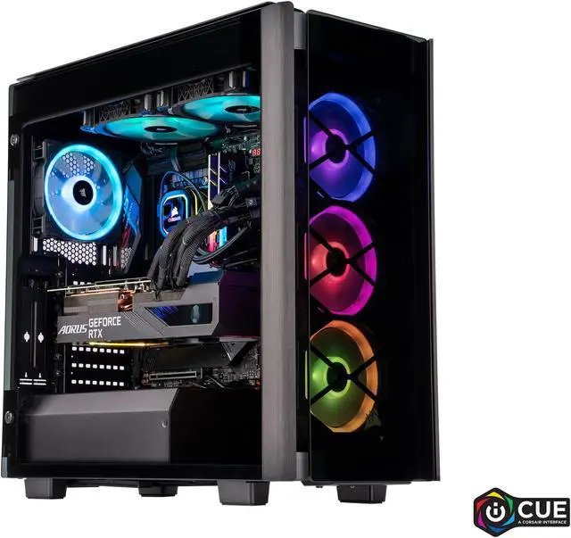Main image of ABS Gladiator Gaming PC - Intel i9 11900K - GeForce RTX 3080 - G.Skill TridentZ RGB 32GB DDR4 3200MHz - 2TB Intel M.2 NVMe SSD - Corsair H115i RGB Platinum 280MM AIO
