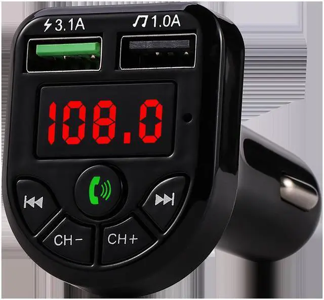 Main image of LED FM Transmitter Bluetooth 5.0 Car kit Dual USB Car Charger 3.1A 1A 2 Port USB MP3 Music Player for iphone for car U disk/TF