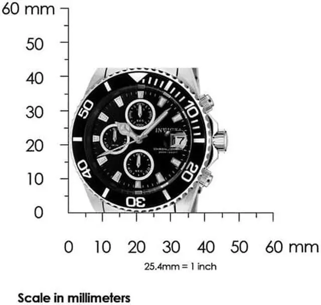 Alt view image 2 of 12 - Invicta  Pro Diver 1003  Stainless Steel Chronograph  Watch
